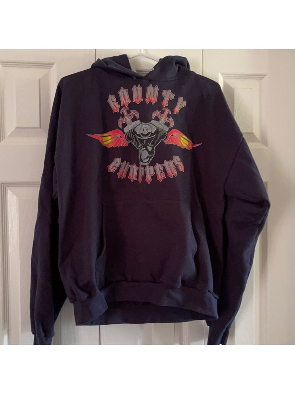 Champion Navy Blue Hoodie Size L🔥🔥